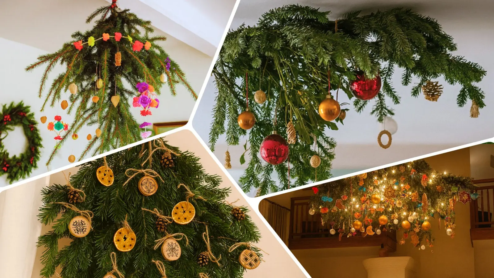 Vous disposez de peu d'espace pour un sapin de Noël ? Podłaźniczka résout le problème et se réfère aux anciennes traditions