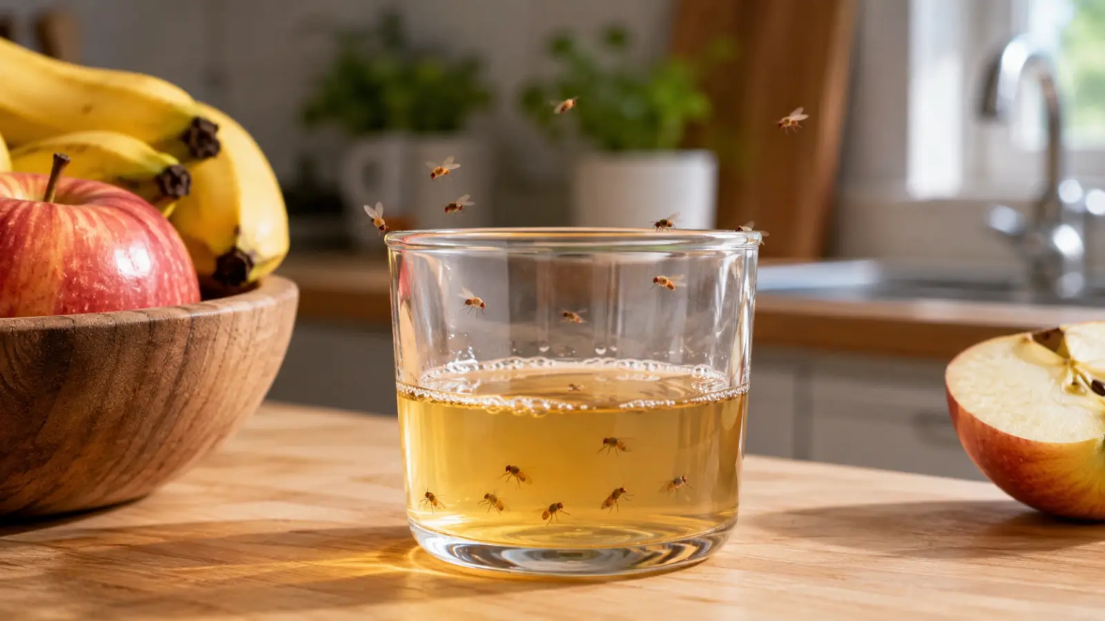 Pas seulement du vinaigre de cidre de pomme. Cet ajout rend le piège beaucoup plus efficace