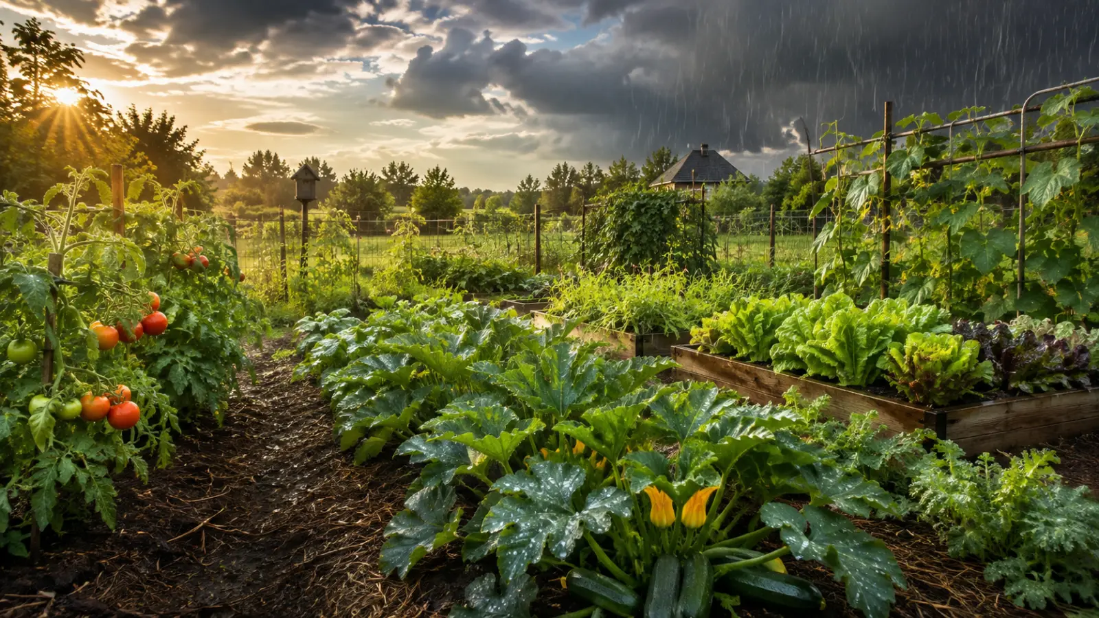 Une canicule, puis une averse. Prenez soin de vos légumes pour ne pas perdre votre récolte