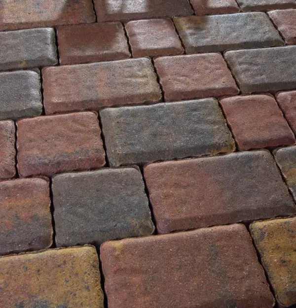 Imprégnation des pavés, photo : Kamal