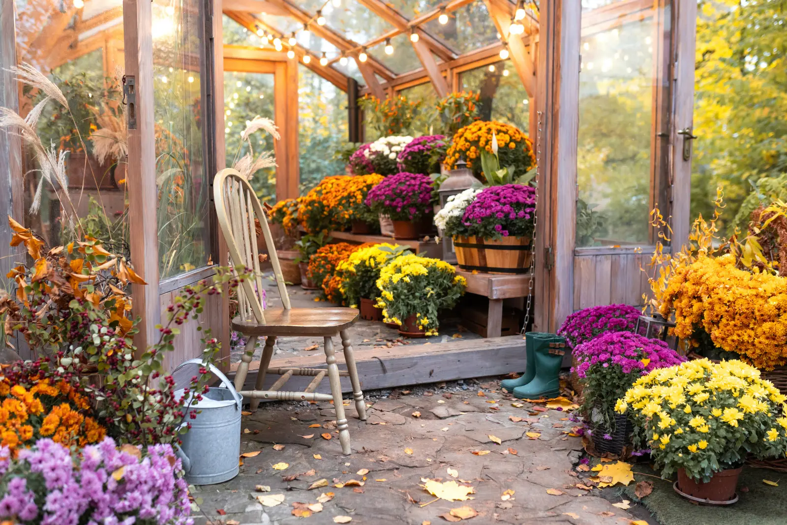 Le chrysanthème fleurit longtemps en extérieur, mais en intérieur il perd vite son charme. La raison est simple
