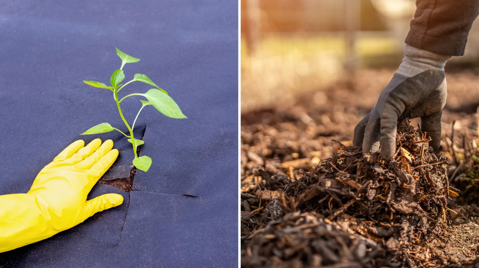 Agrotextile sous l’écorce ? Après quelques années, cela peut commencer à vous déranger